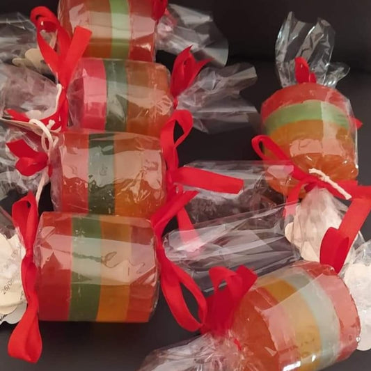 Jabón forma caramelos