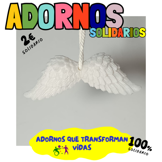 ADORNO ALAS DE ANGEL  PARA ARBOL