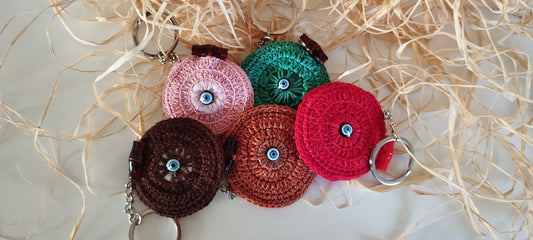 Llaveros de crochet